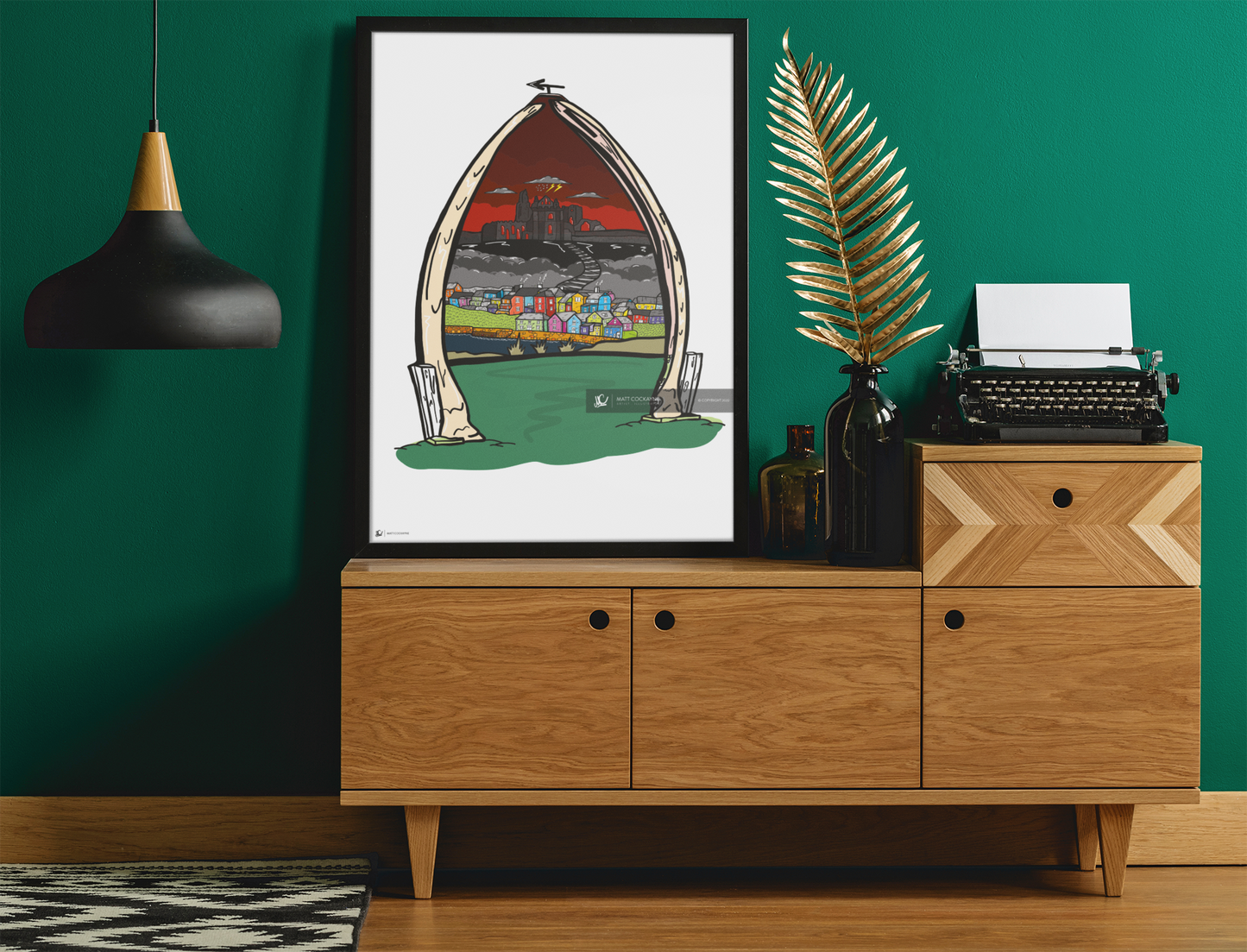 DRAC'S COAST - Whitby Prints - Wall Art - Poster - Print - Illustration