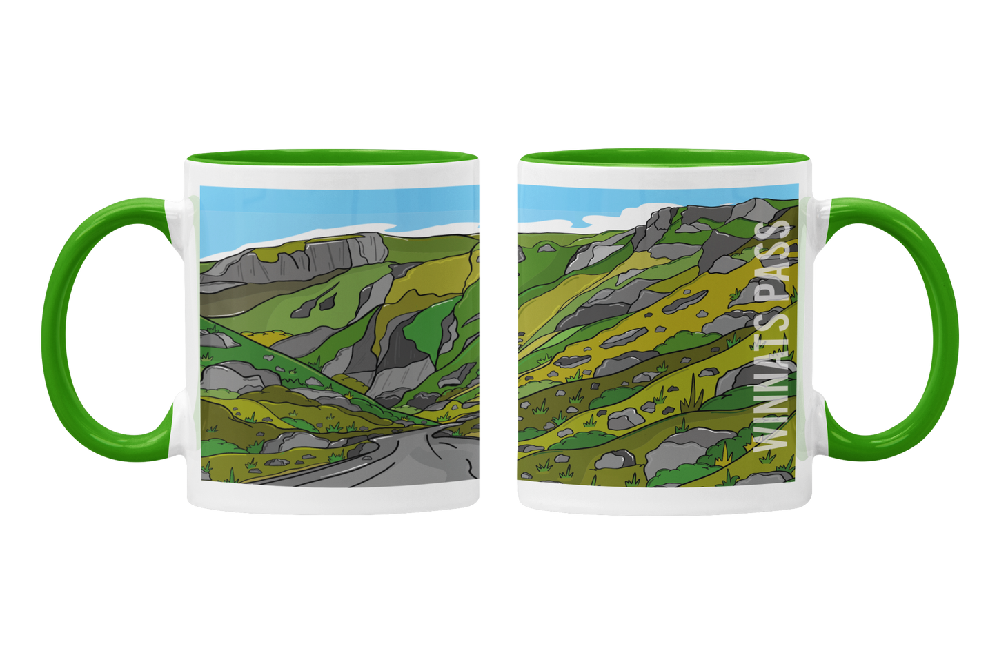 WINNATS PASS Mug - Peak District Art collection