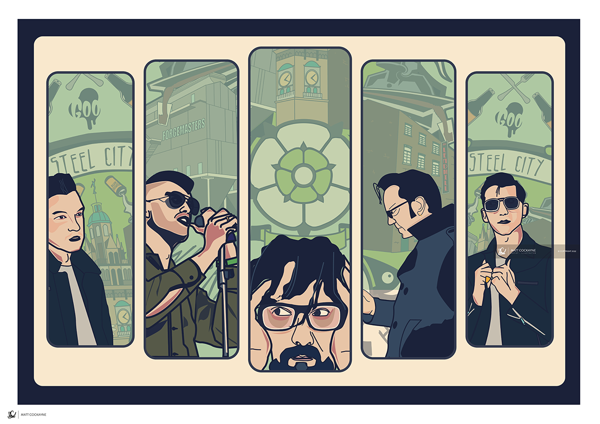 WORKING CLASS HEROES - Wall Art - Poster - Print - Canvas - Illustration
