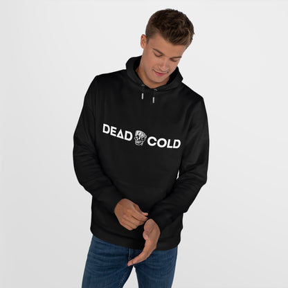 Dead Cold Hoodie — White Boneflake Hooded Sweatshirt