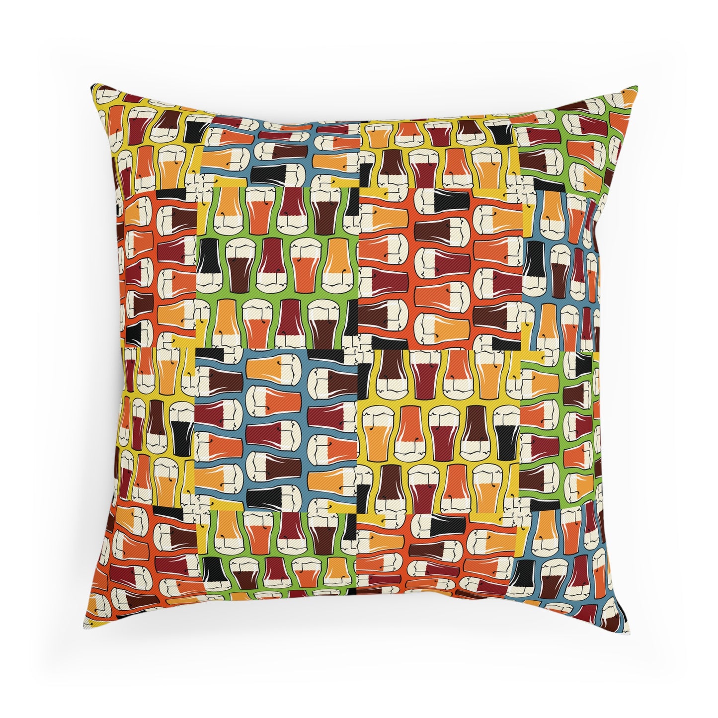 Retro Pop Art Beers Cushion