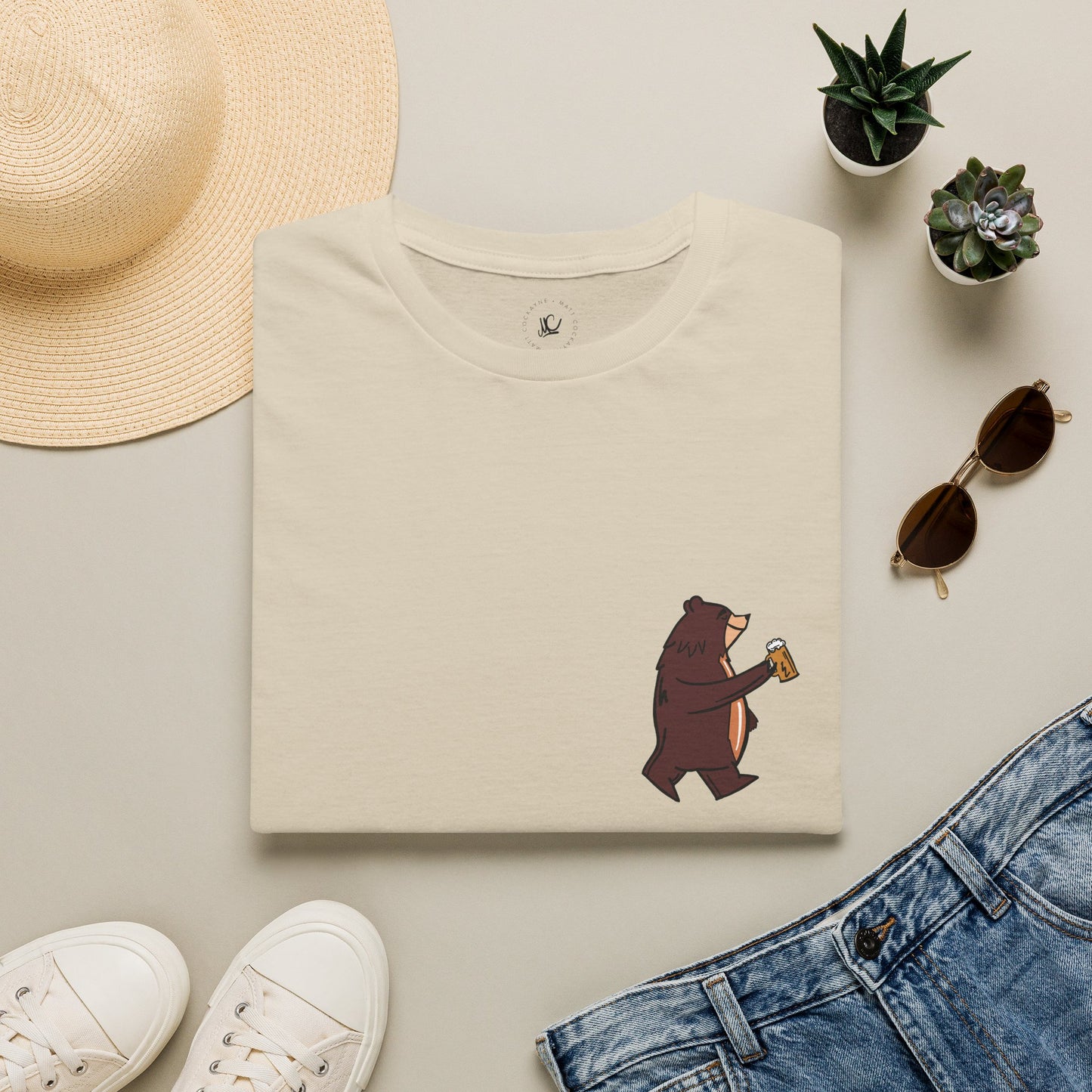 The Brown Bear Unisex Softstyle T-Shirt