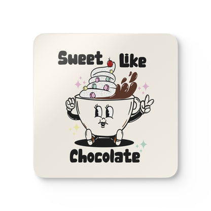 Sweet like Chocolate - Corkwood Coaster Set