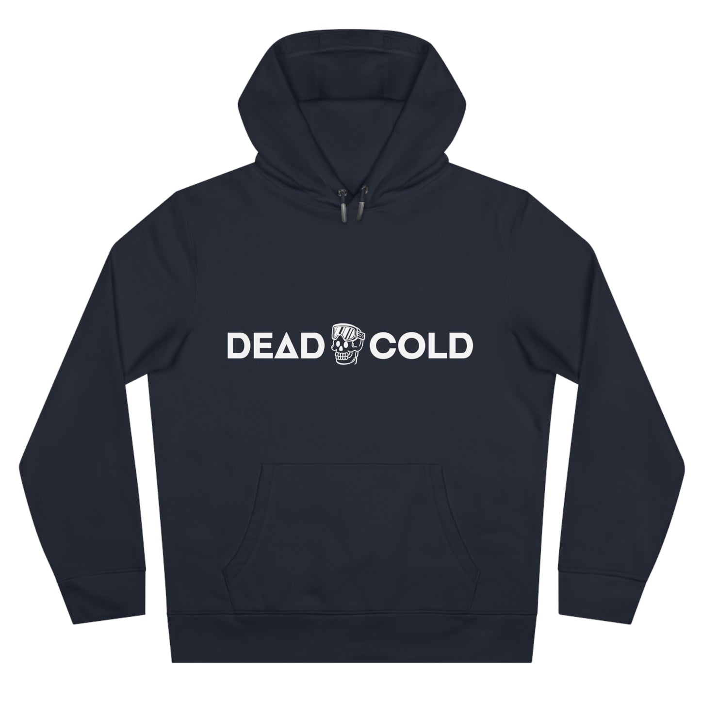 Dead Cold Hoodie — White Boneflake Hooded Sweatshirt