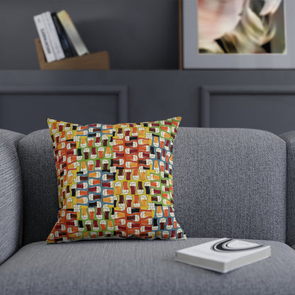 Retro Pop Art Beers Cushion