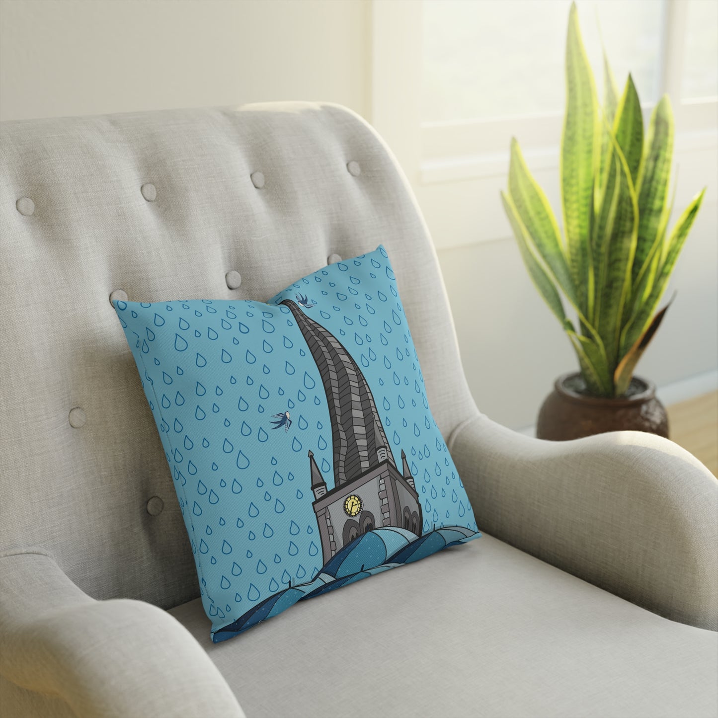 Crooked Spire Cushion