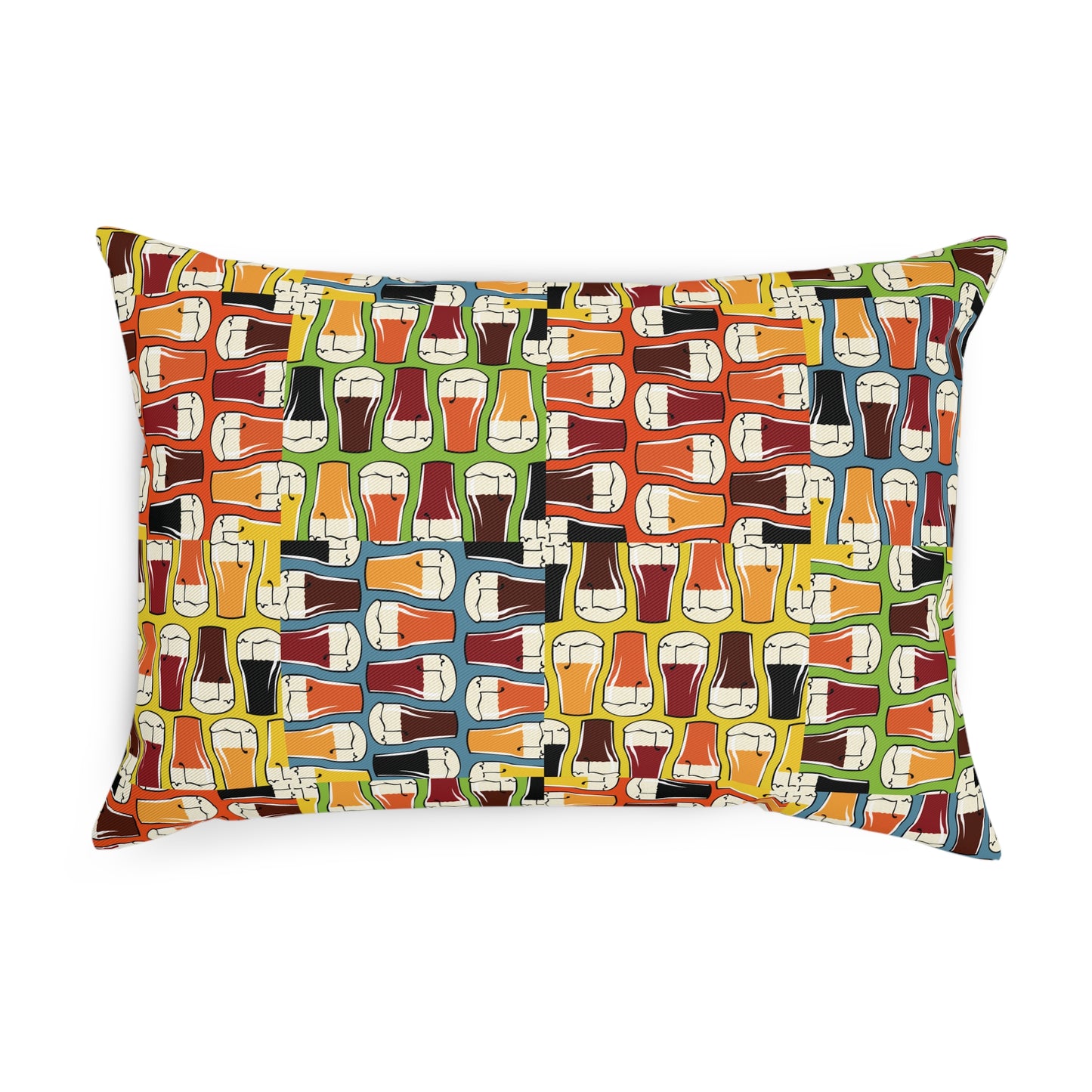 Retro Pop Art Beers Cushion