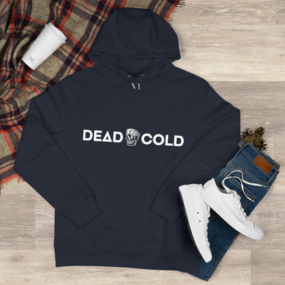 Dead Cold Hoodie — White Boneflake Hooded Sweatshirt