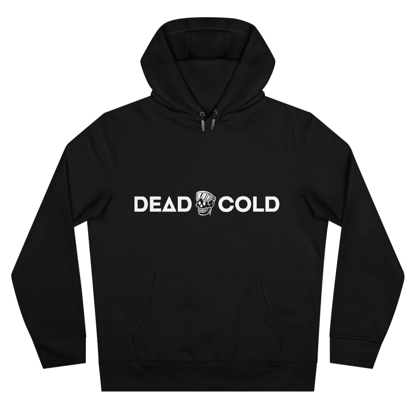 Dead Cold Hoodie — White Boneflake Hooded Sweatshirt