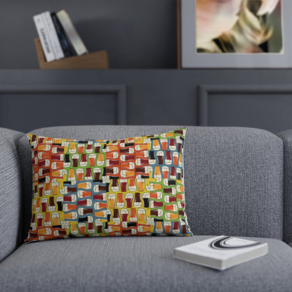 Retro Pop Art Beers Cushion