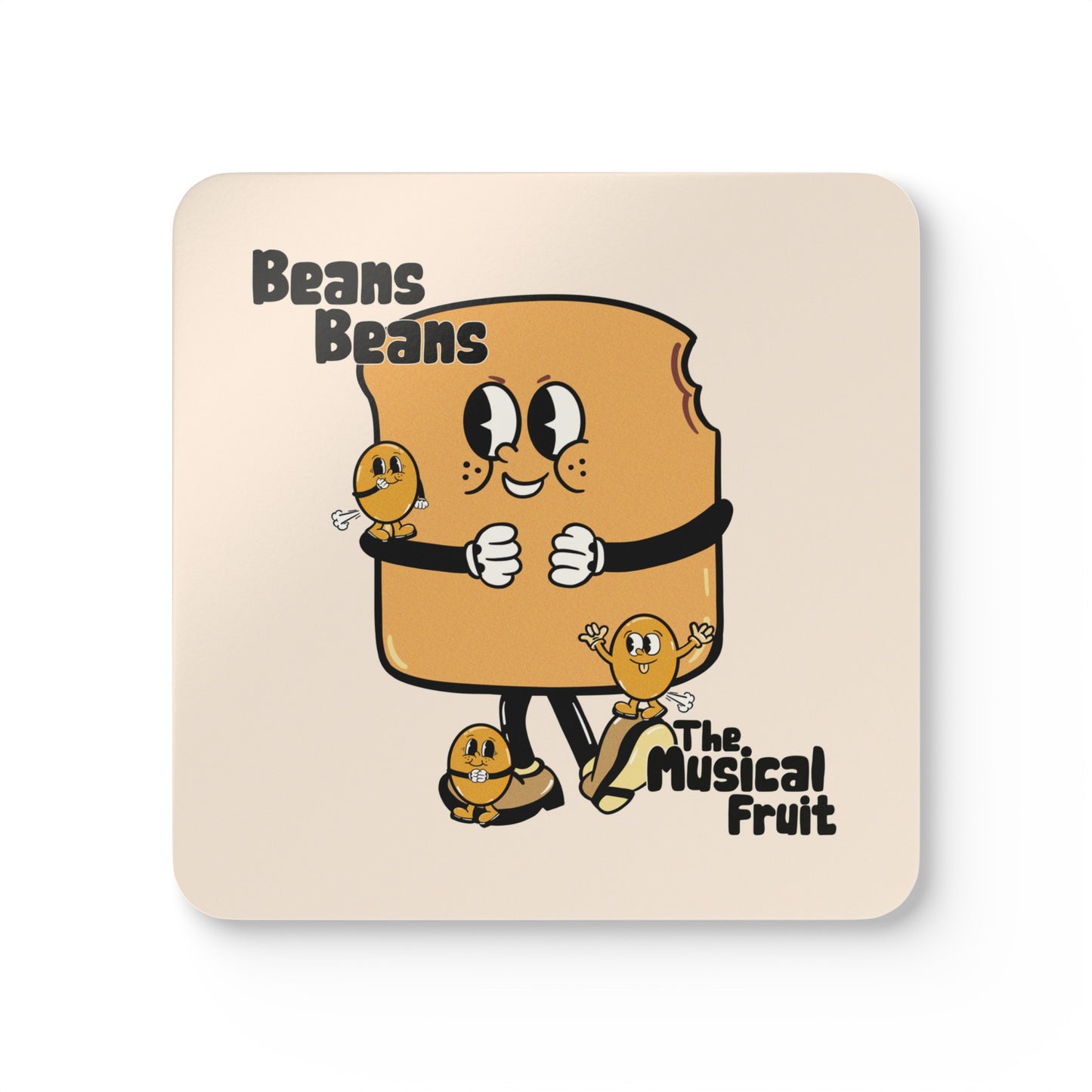 Beans Beans The Musical Fruit - Corkwood Coaster Set