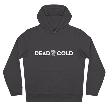 Dead Cold Hoodie — White Boneflake Hooded Sweatshirt