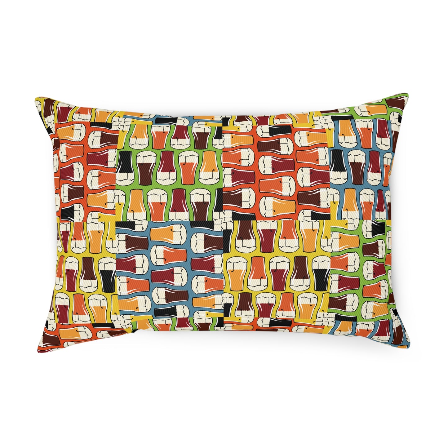 Retro Pop Art Beers Cushion