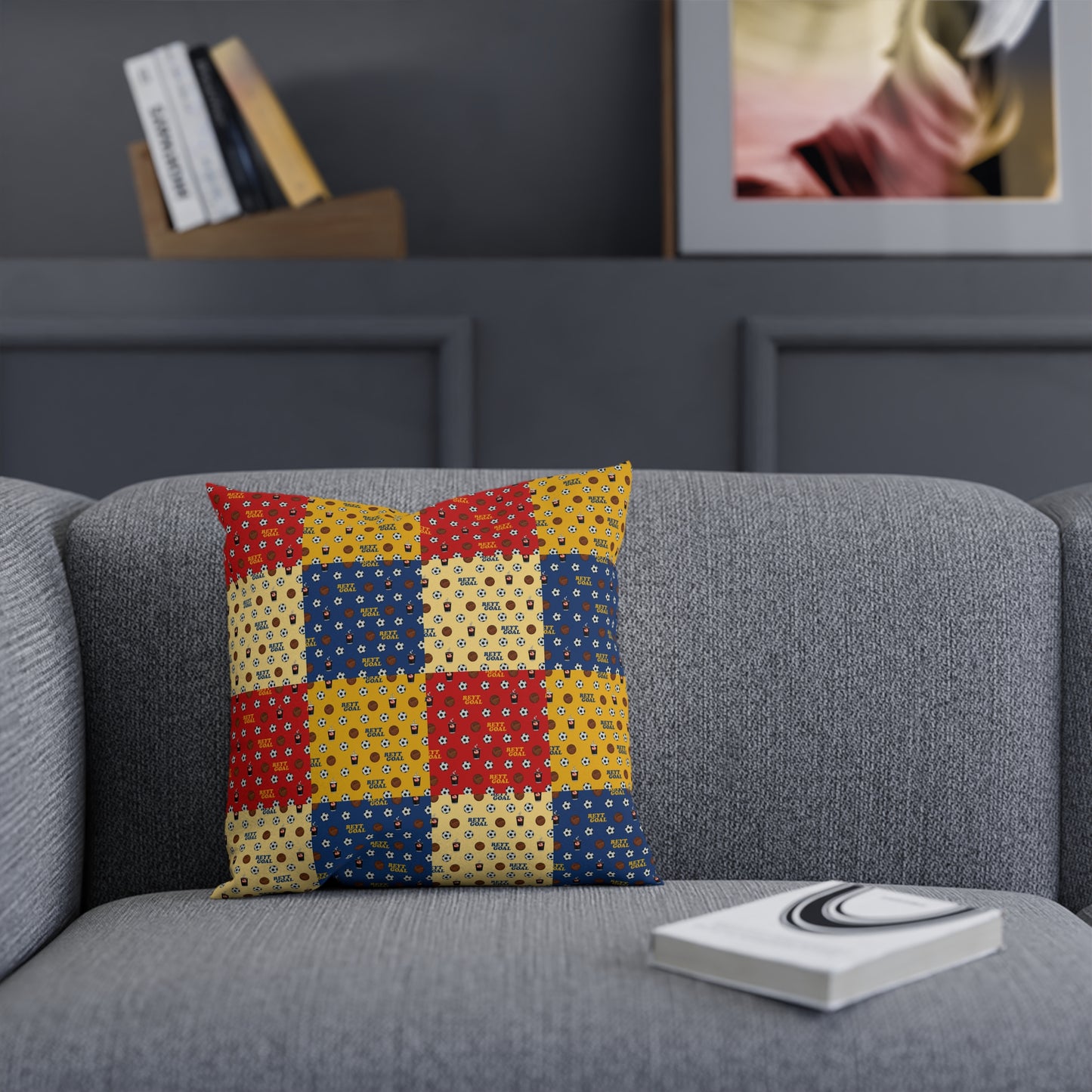 Retro Football Cushion
