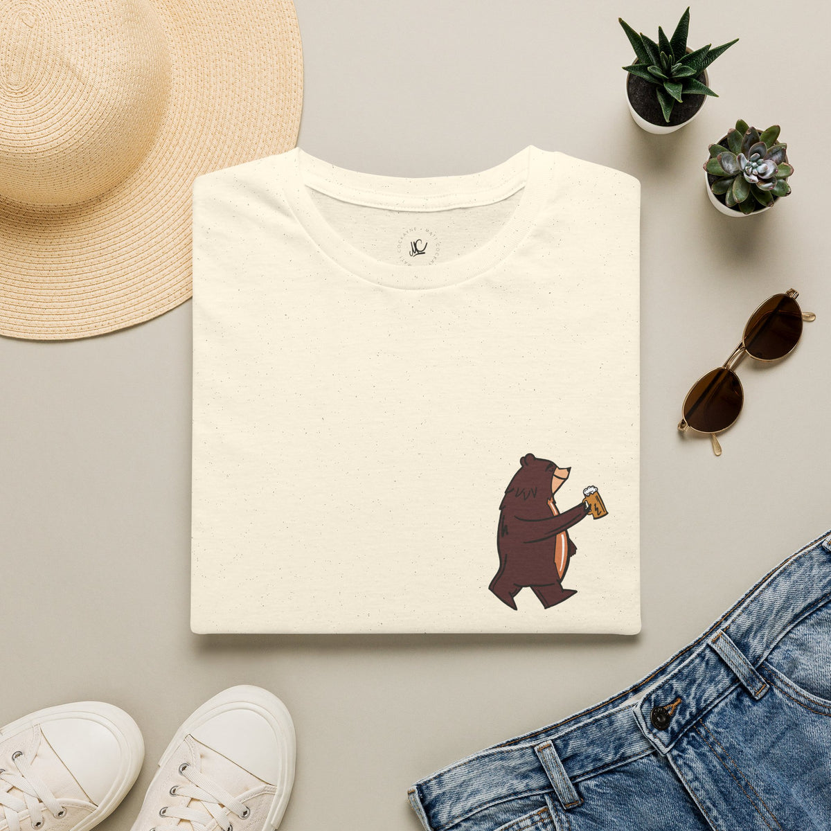 The Brown Bear Unisex Softstyle T-Shirt