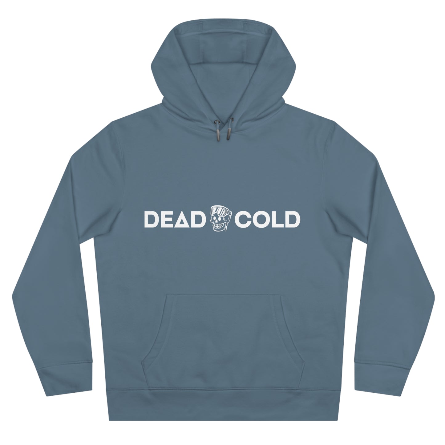 Dead Cold Hoodie — White Boneflake Hooded Sweatshirt