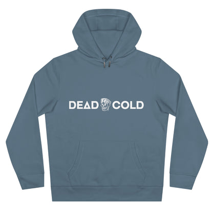 Dead Cold Hoodie — White Boneflake Hooded Sweatshirt
