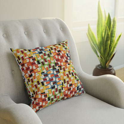 Retro Pop Art Beers Cushion
