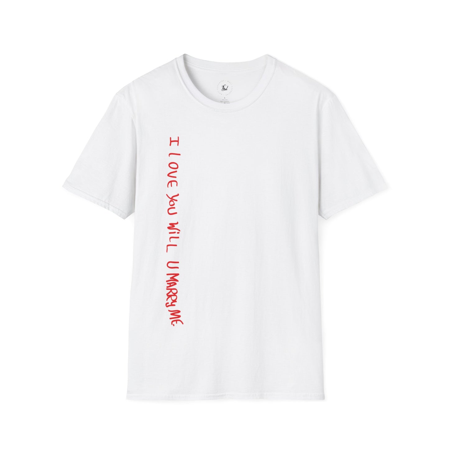 I love you will you marry me Unisex Softstyle T-Shirt