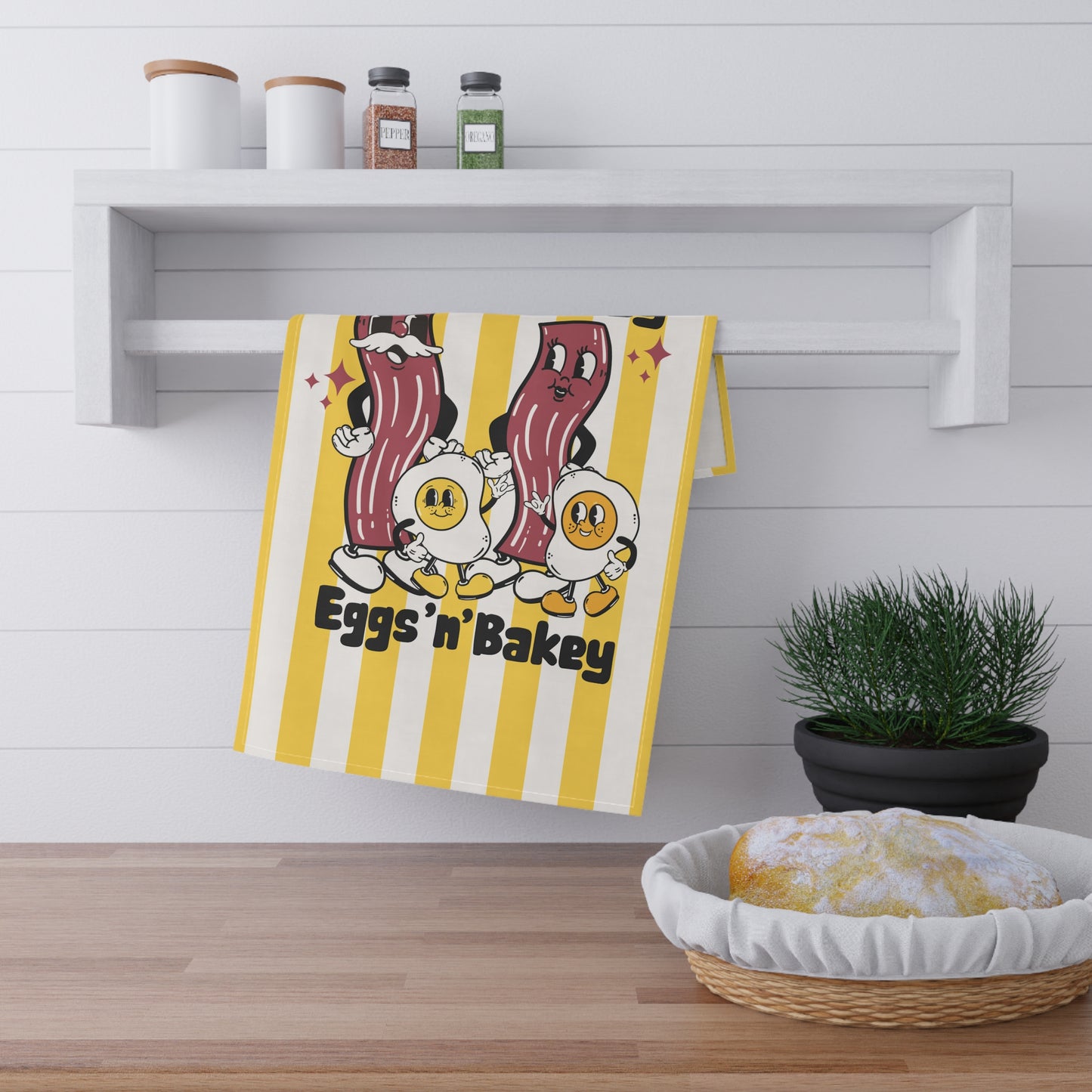 Wakey Wakey Eggs n Bakey - Kitchen Towel