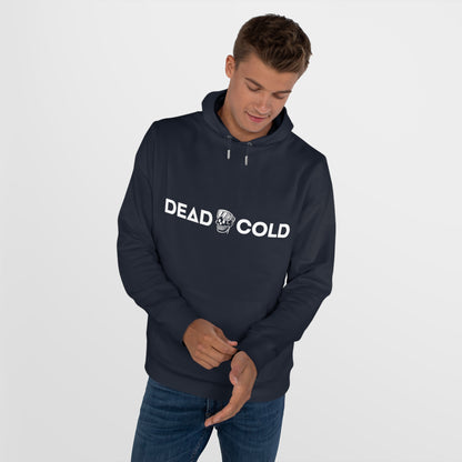 Dead Cold Hoodie — White Boneflake Hooded Sweatshirt