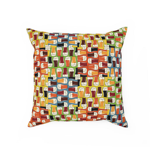 Retro Pop Art Beers Cushion