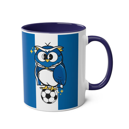 Owls - Two-Tone Coffee Mugs, 11oz