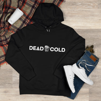 Dead Cold Hoodie — White Boneflake Hooded Sweatshirt