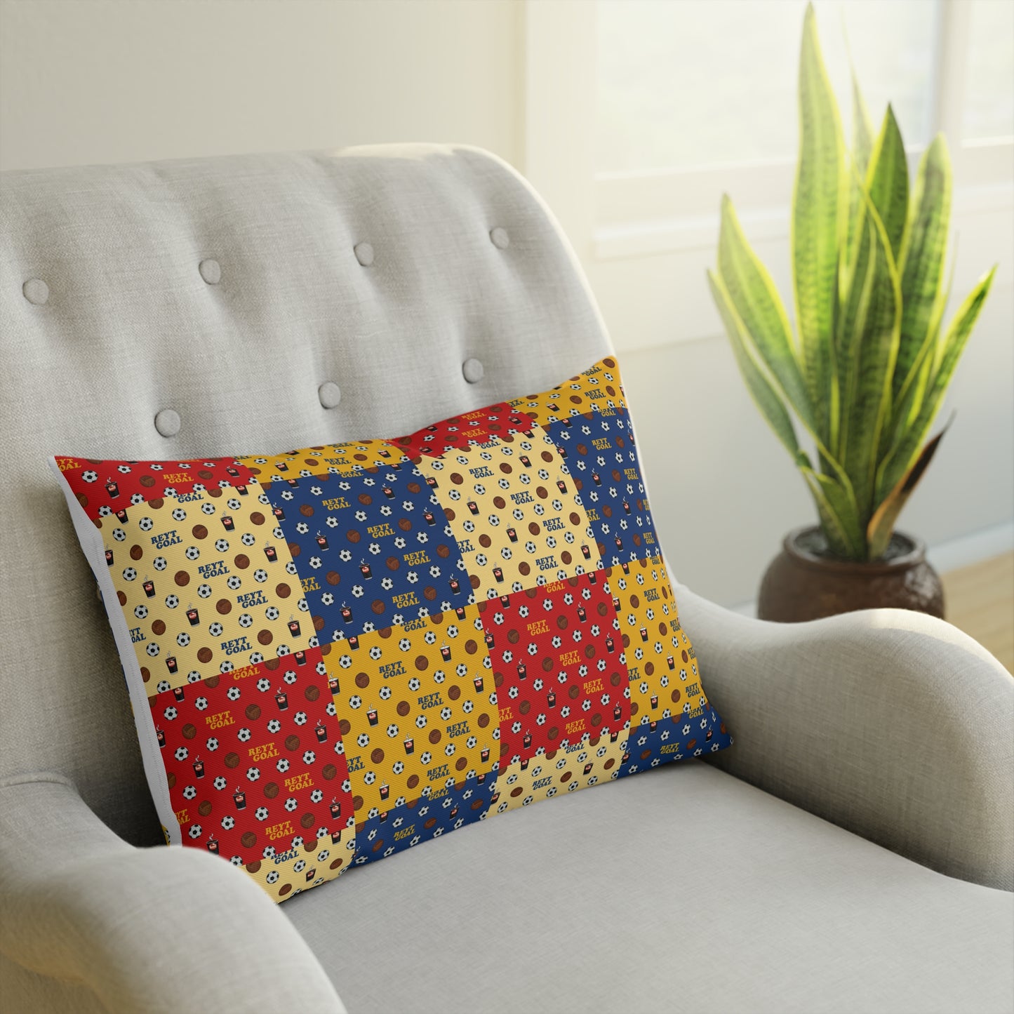 Retro Football Cushion