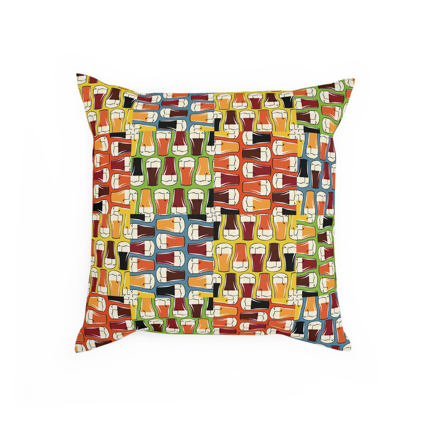Retro Pop Art Beers Cushion
