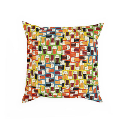Retro Pop Art Beers Cushion