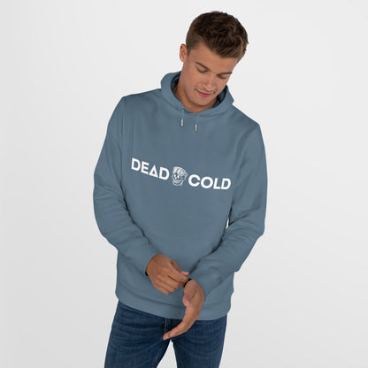 Dead Cold Hoodie — White Boneflake Hooded Sweatshirt