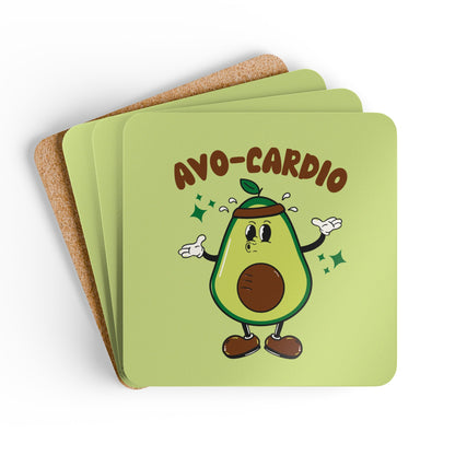 Avo-Cardio Corkwood Coaster Set