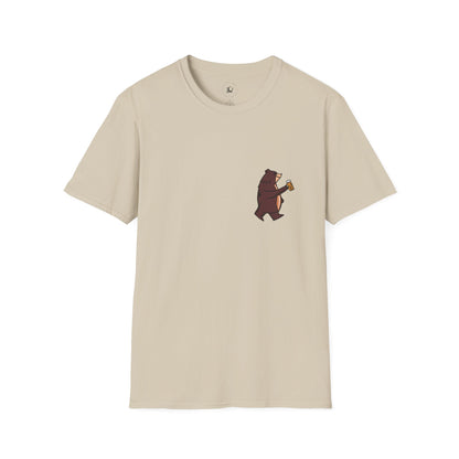 The Brown Bear Unisex Softstyle T-Shirt