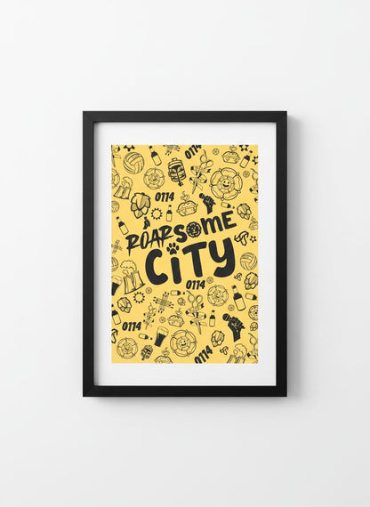 Roarsome City – Pride of Yorkshire Special Edition Print | Limited to 100 | Charity Edition