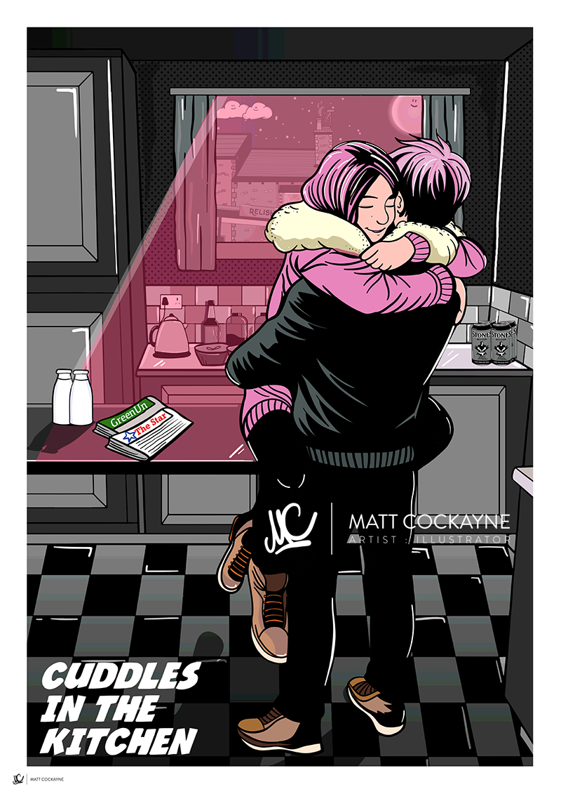 Cuddles in the kitchen - Giftmas Sale Offer