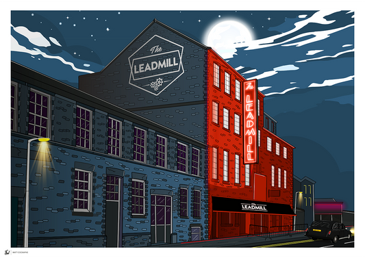 LEADMILL - Sheffield Prints - Wall Art - Poster - Print - Canvas - Illustration