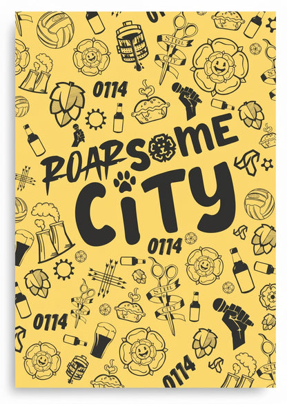 Roarsome City – Pride of Yorkshire Special Edition Print | Limited to 100 | Charity Edition