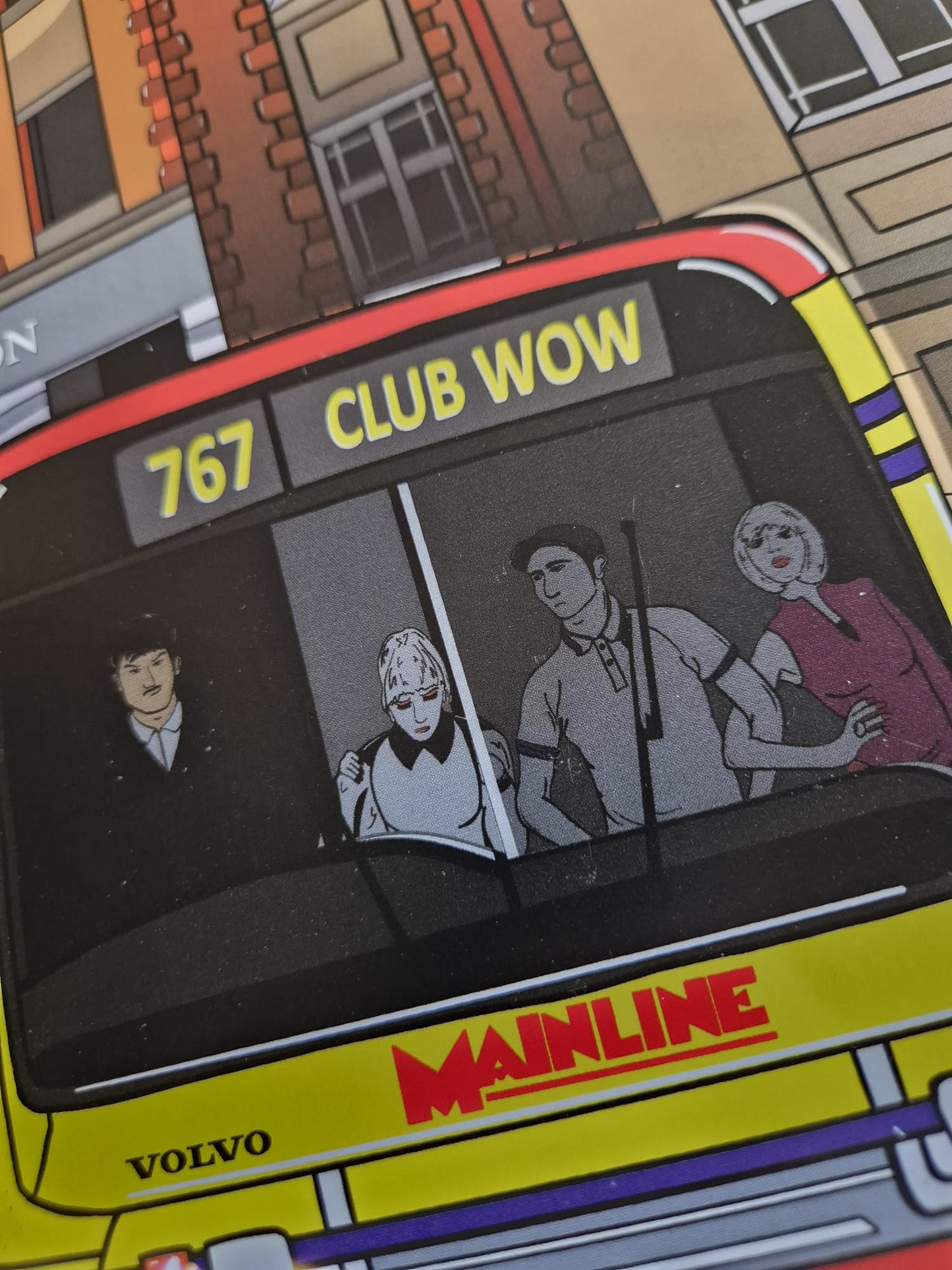 Club Wow Mega Bus Print