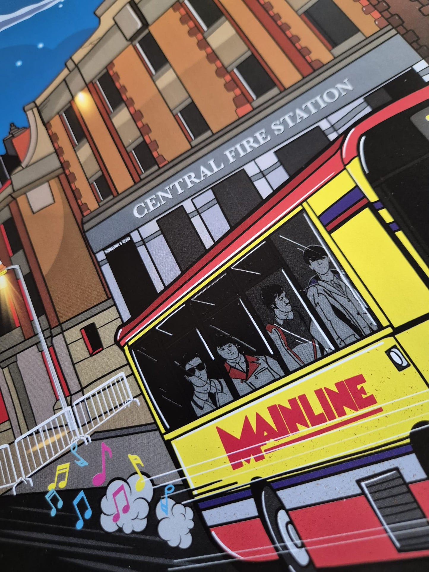 Club Wow Mega Bus Print