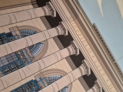 Sheffield City Hall Print