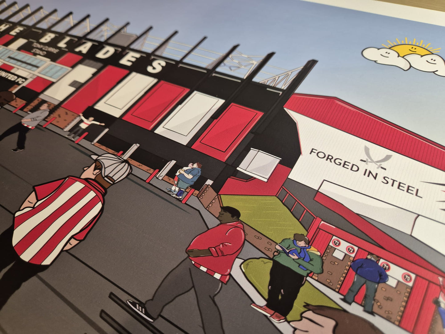 Bramall Lane Match Day Print