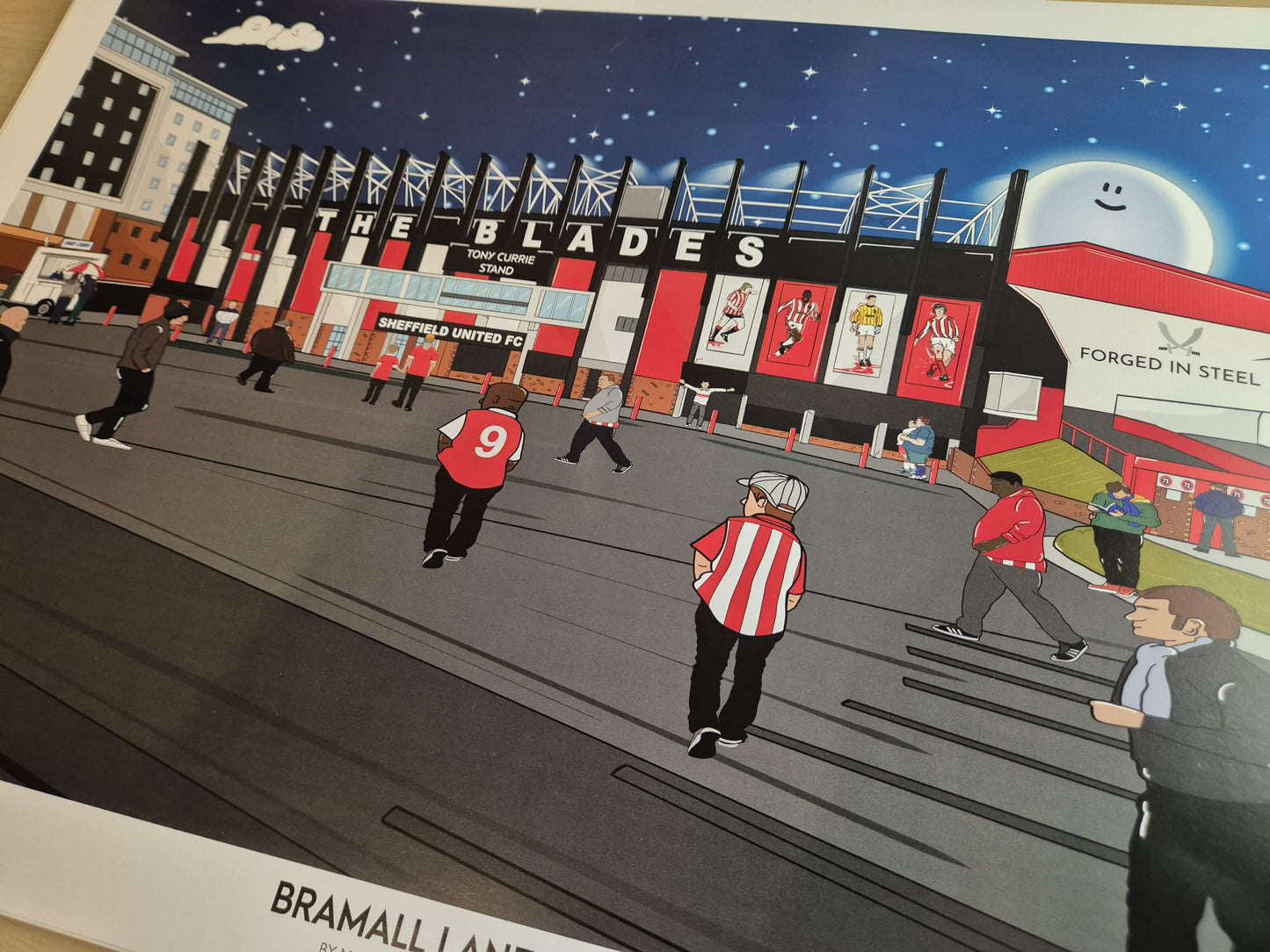 Bramall Lane Match Night Print