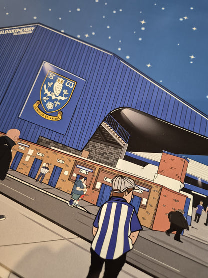 Hillsborough Match Night Print