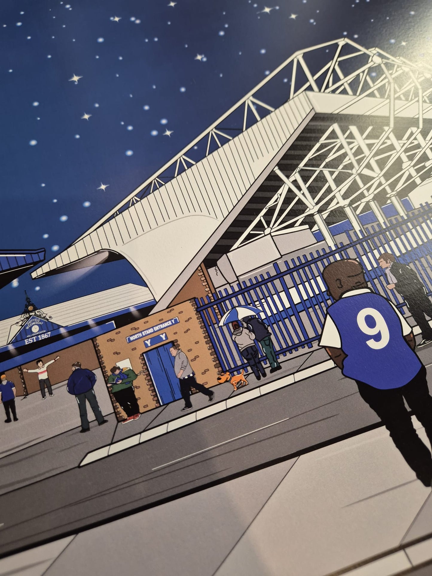 Hillsborough Match Night Print