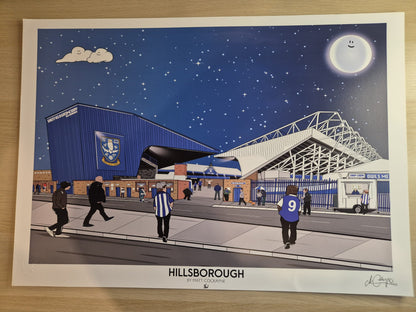 Hillsborough Match Night Print