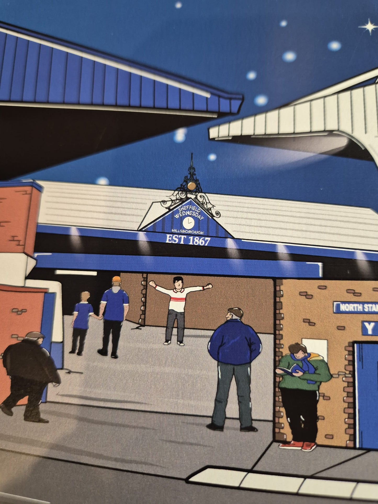Hillsborough Match Night Print
