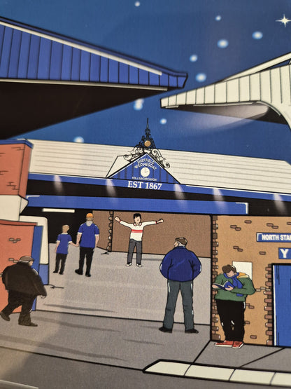 Hillsborough Match Night Print