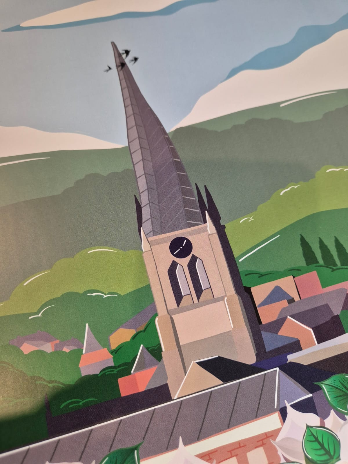 Stop and Smell the Roses, Chesterfield Print