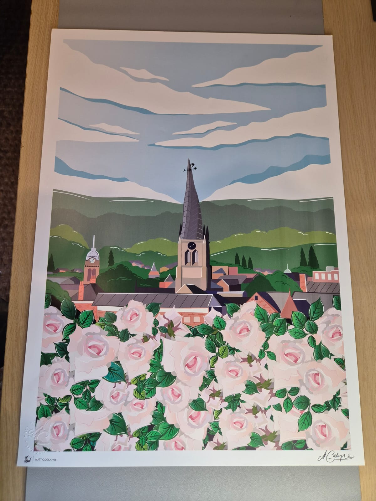 Stop and Smell the Roses, Chesterfield Print